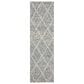 Safavieh Natura NAT712B 2"3" x 8" Ivory and Blue Runner, , large