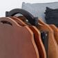 Parkerville Furniture Line Serpentine Tray Table Set in Hazelnut and Black (Set of 4), , large