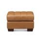 Hydeline Bayeux Leather Ottoman in Chico Cinnamon, , large