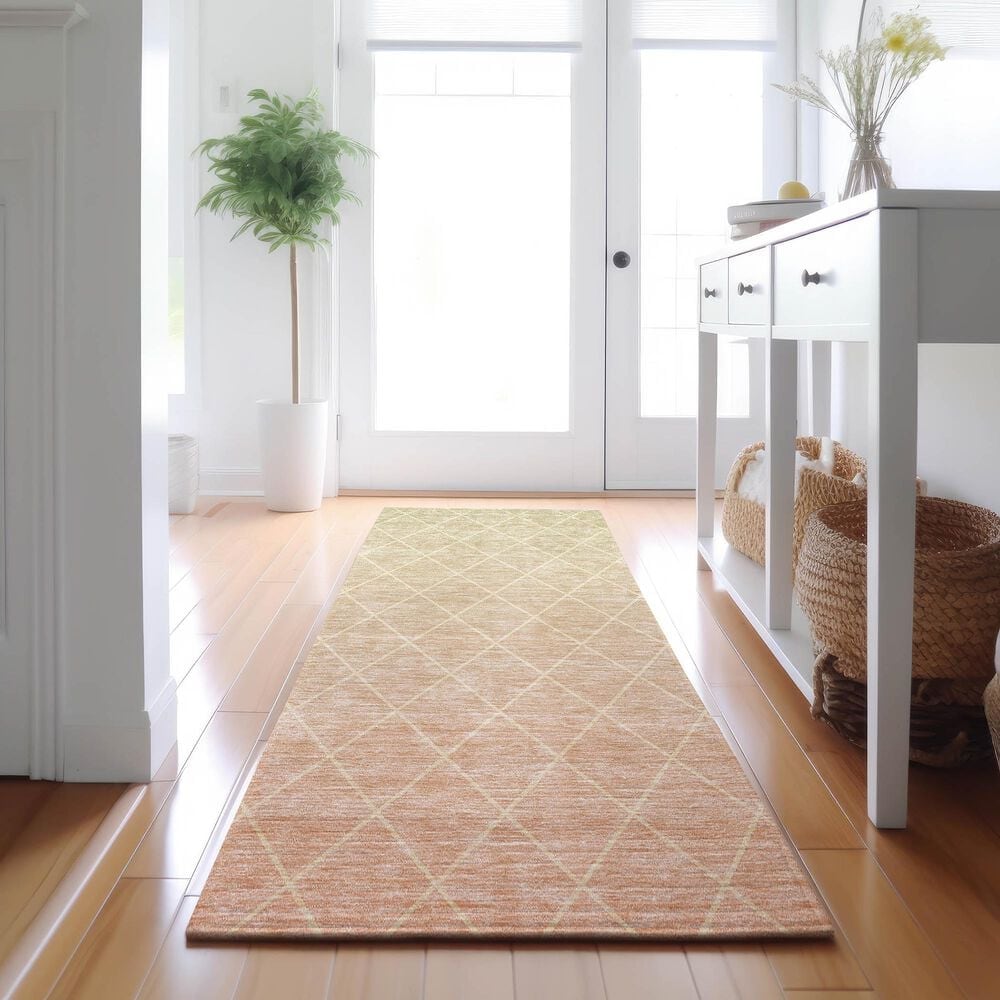 Dalyn Rug Company Lazio 2&#39;3&quot; x 7&#39;6&quot; Salmon Runner, , large