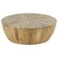 Maple and Jade Round Coffee Table in Brown, , large
