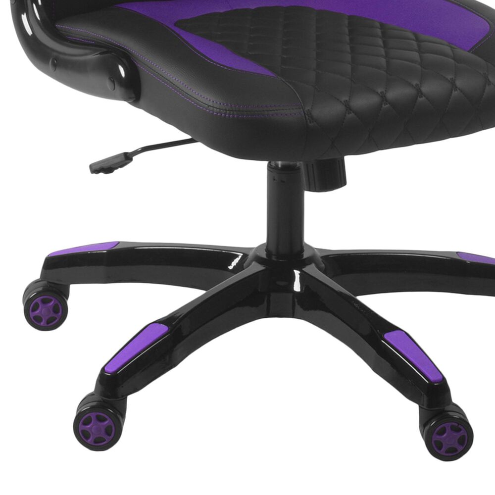 Regency Global Sourcing AON Archeus Ergonomic Gaming Chair in Black and Purple, , large