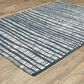 Oriental Weavers Galileo GAL01 Blue and Ivory 3"10" x 5"5" Area Rug, , large