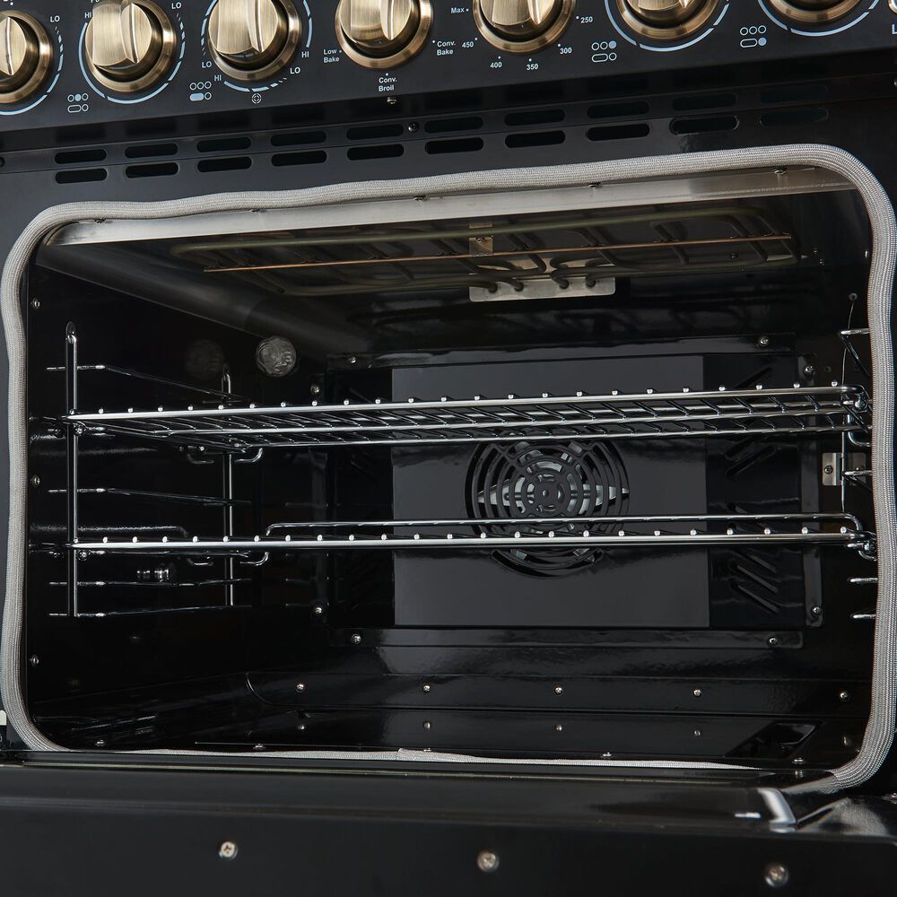 Forno Paolo 30" Freestanding Electric Range in Black, , large