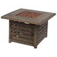 Noble House Elberton 50000 BTU Firepit in Brown, , large