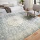 Loloi Rosette 7"6" x 9"6" Denim and Fog Area Rug, , large