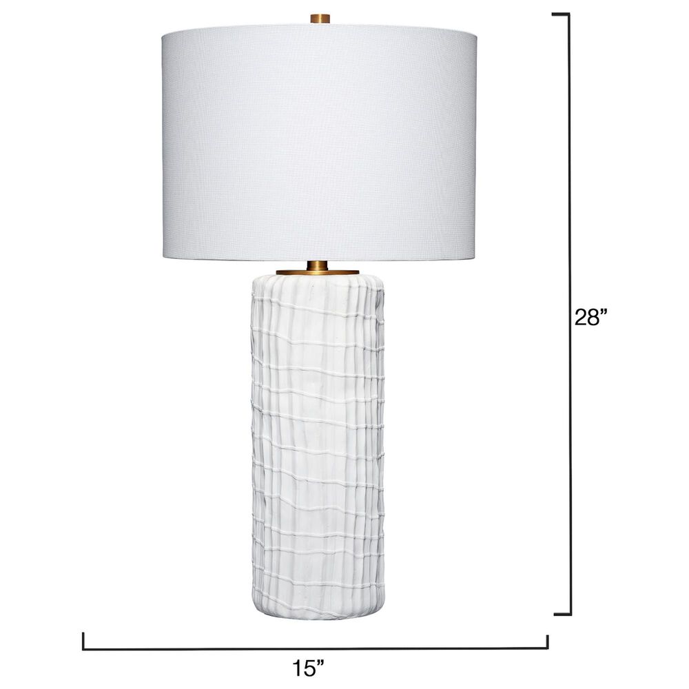 Splendor Living Westwood Table Lamp in White, , large