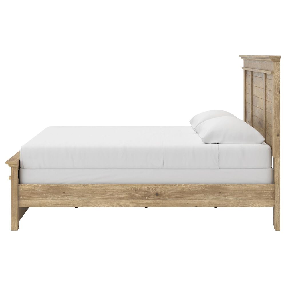 Ashley Makidern King Panel Bed in Tan, , large