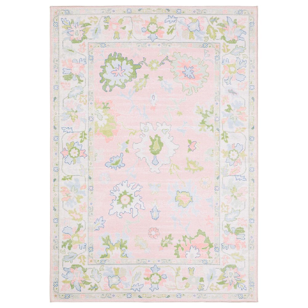 ROW by Oriental Weavers Addison Pink and Green 3"3" x 5" Area Rug, , large