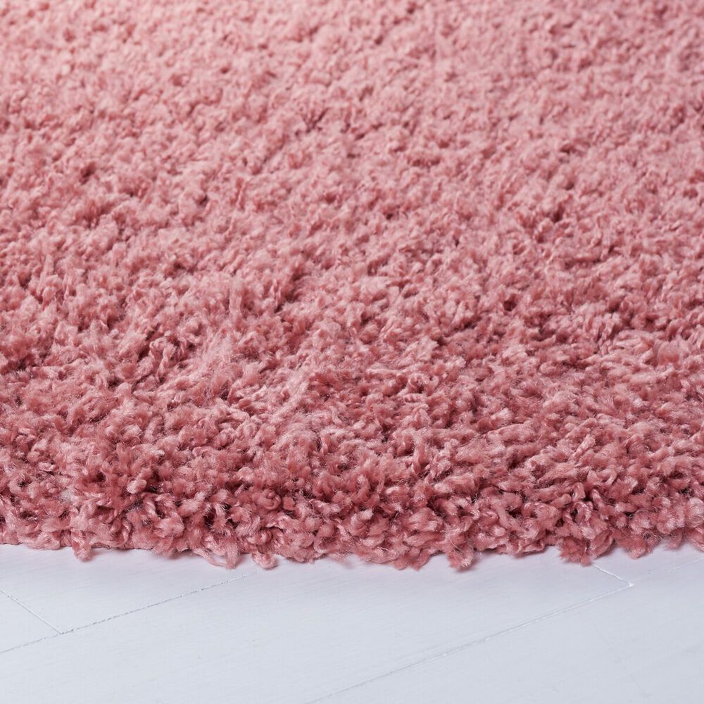 Safavieh Venus Shag 6&#39;7&quot; Round Pink Area Rug, , large