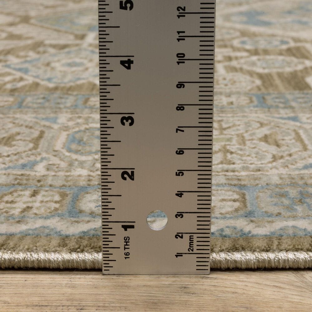 Oriental Weavers Maeve MAE08 Brown and Blue 2'3" x 7'6" Runner, , large