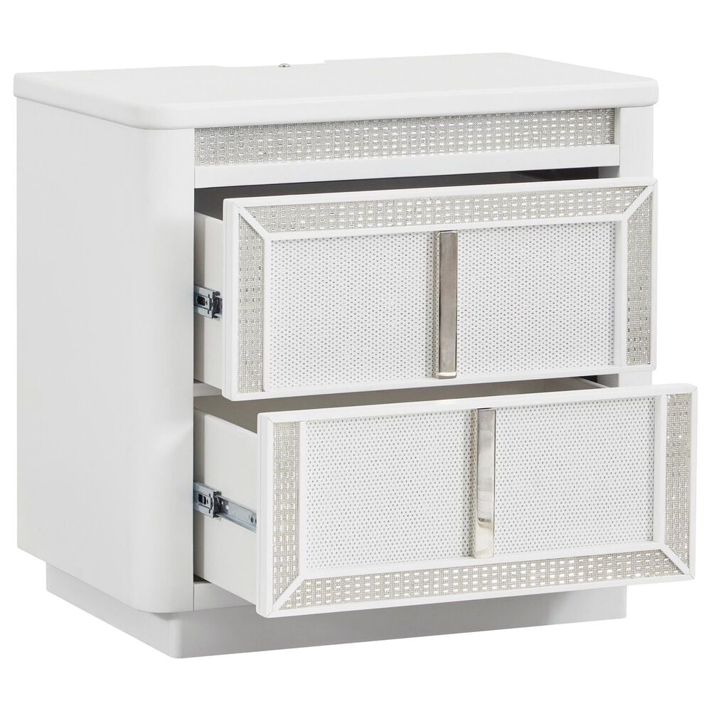 Millenium Chalanna 5-Piece California King Bedroom Set in White Lacquer, , large