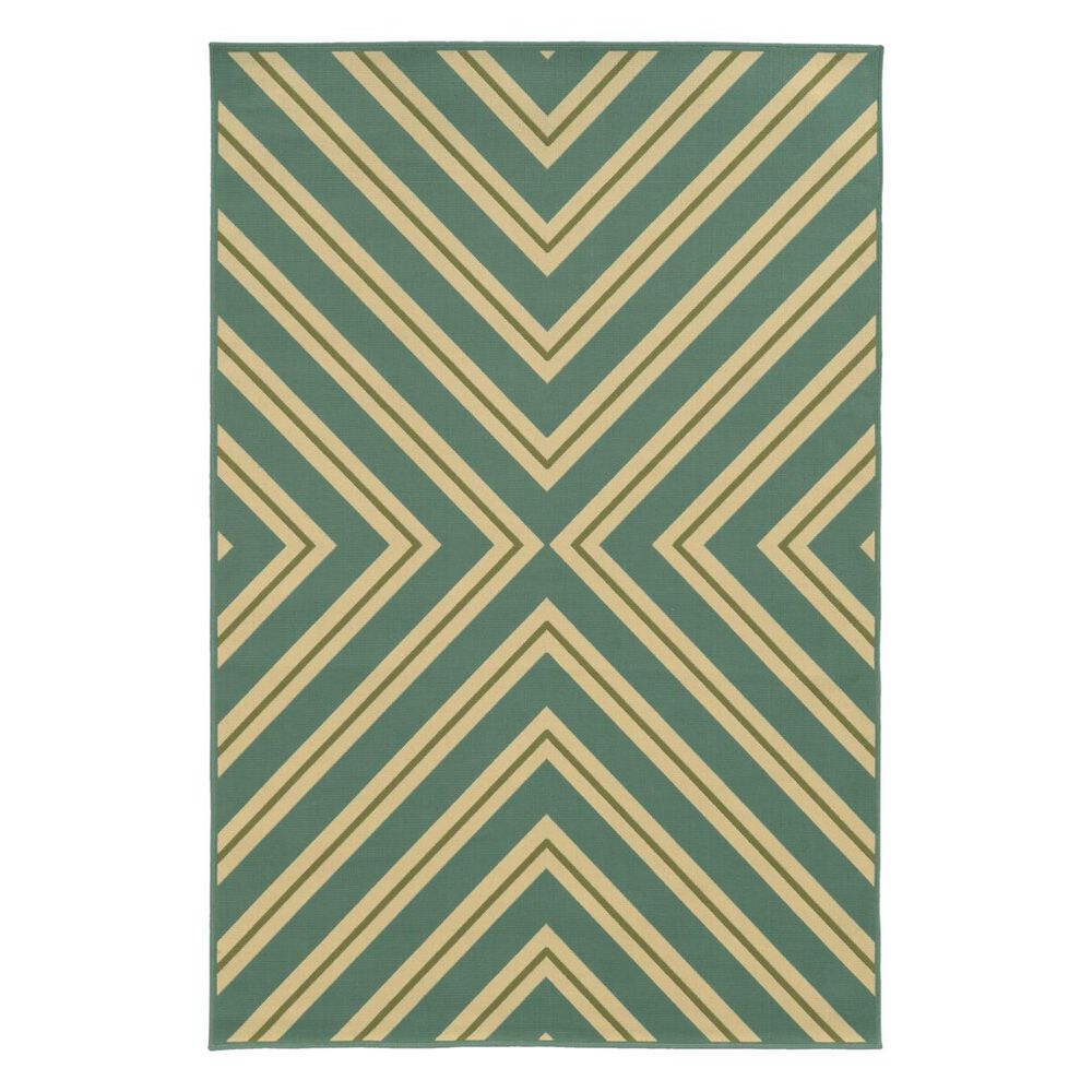 Oriental Weavers Riviera 4589A 8"6" x 13" Blue Area Rug, , large