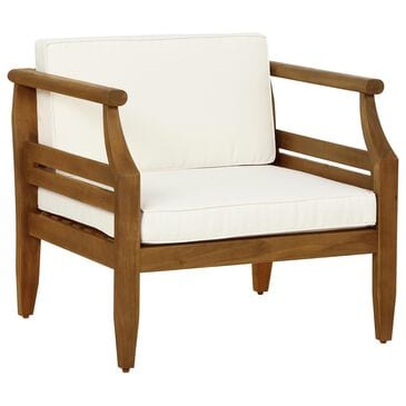 Linon Home Decor Arlen Patio Arm Chair in Beige, , large
