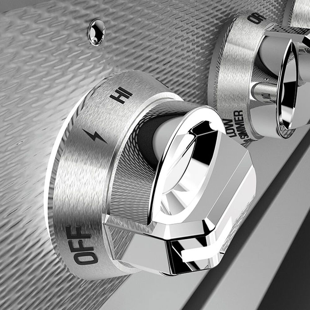 Hestan KRD Series 5.8 Cu. Ft. Slide-In Natural Gas Range with 5-Burner in Steeletto, , large