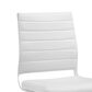 Modway Jive Armless Mid Back Office Chair in White, , large