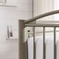 Linon Home Decor Heavy Full Over Full Bunk Bed in Pewter, , large