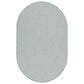 Nourison Courtyard Ivory and Aqua 5" x 8" Oval Indoor/Outdoor Area Rug, , large