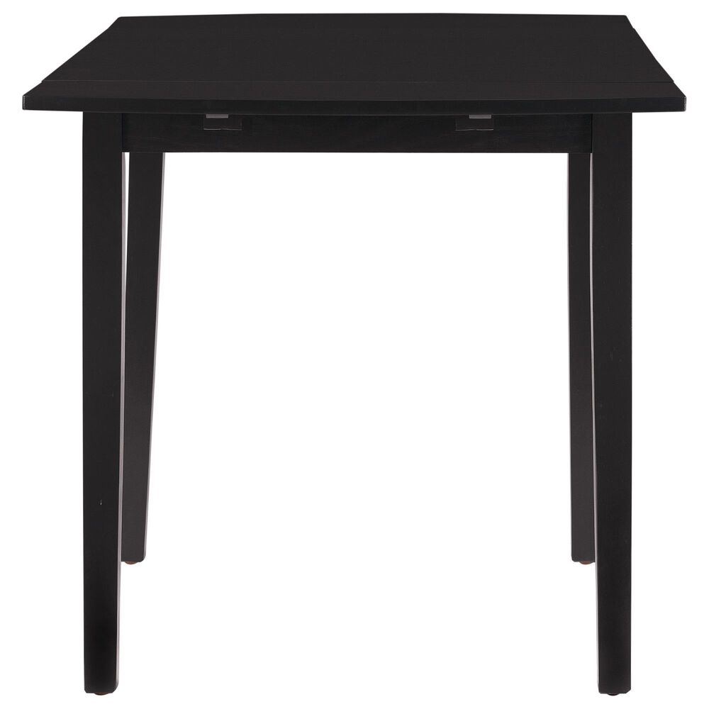 Linon Home Decor Torino Drop Leaf Dining Table in Black - Table Only, , large