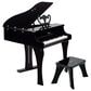 Hape Toys Happy Grand Piano in Black, , large