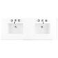 James Martin Vanities Metropolitan 72" Double Bathroom Vanity in Silver Oak and Chrome with 3 cm White Zeus Quartz Top and Rectangular Sinks, , large