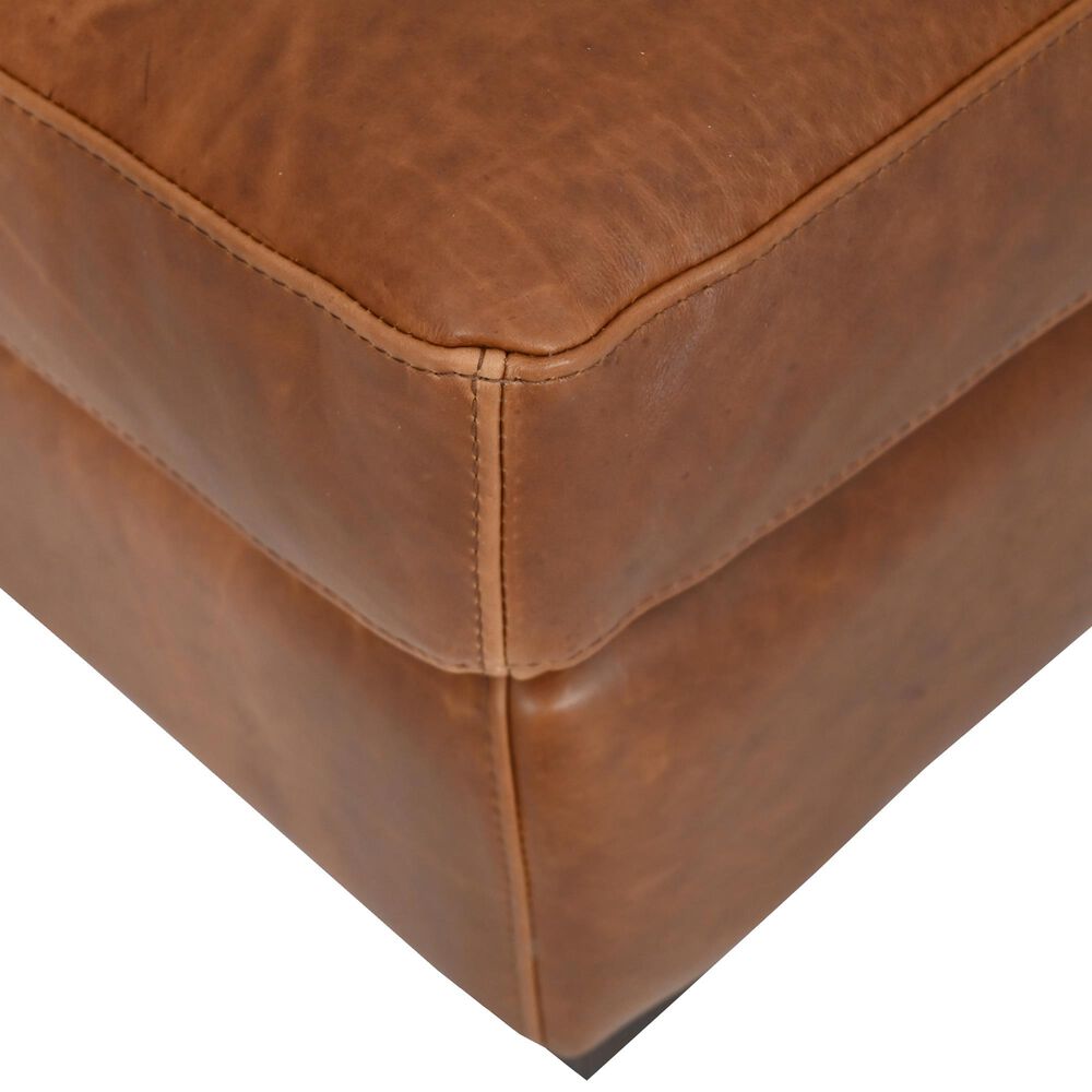 Bordeaux &amp; Co Ottoman in Leon Maple, , large