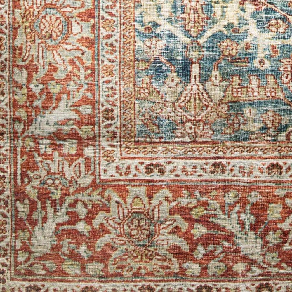 Loloi II Layla LAY-04 2&#39;6&quot; x 12&#39; Ocean and Rust Runner, , large