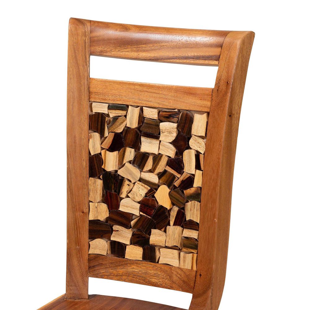 Baxton Studio Luan Side Chair in Natural Brown, , large