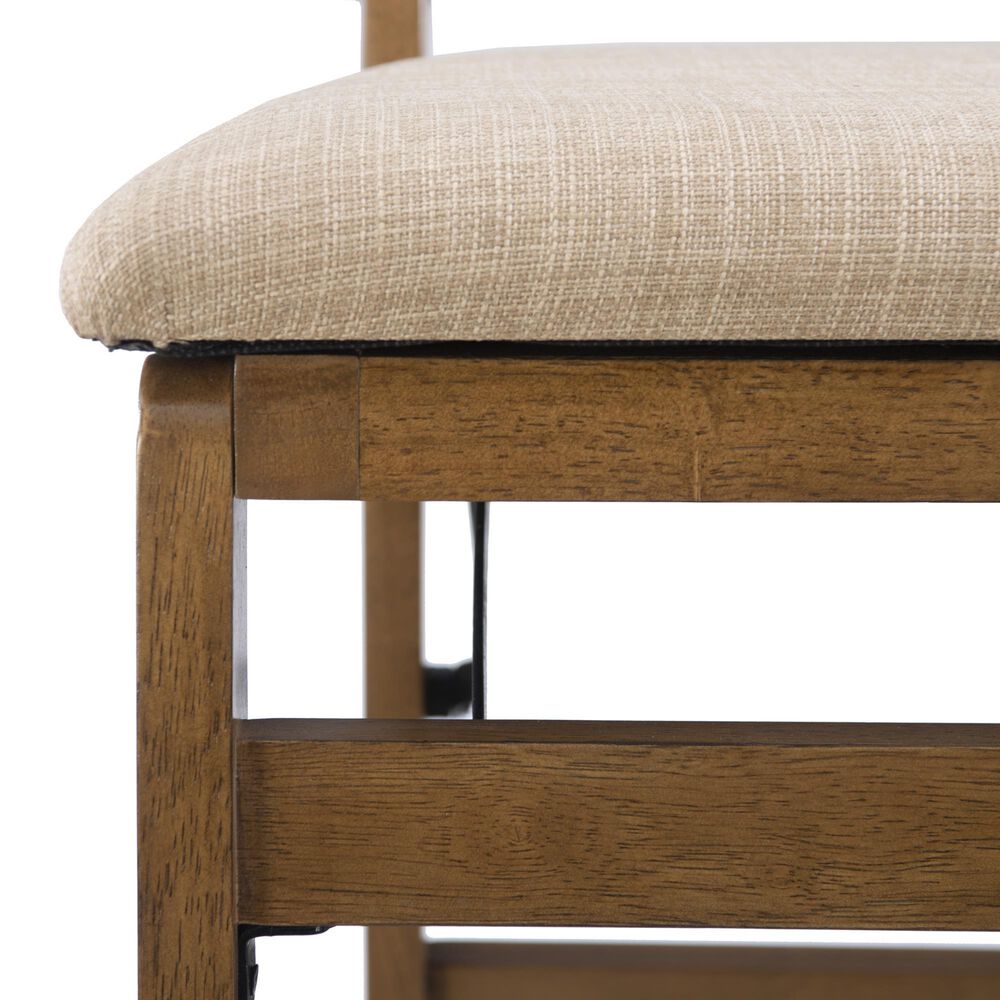 Linon Home Decor Norway Folding Chair in Natural, , large