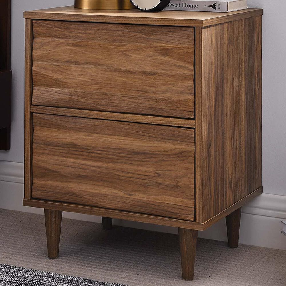 Modway Vespera 2 Drawer Nightstand in Walnut, , large