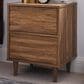 Modway Vespera 2 Drawer Nightstand in Walnut, , large
