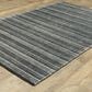 Oriental Weavers Circa 5" x 8" Black and Ivory Area Rug, , large