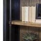 Wycliff Bay 3-Bookcase with Ladder in Aged Ebony and Warm Honey, , large