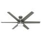 Hunter Solaria 60" Outdoor Ceiling Fan in Matte Silver, , large