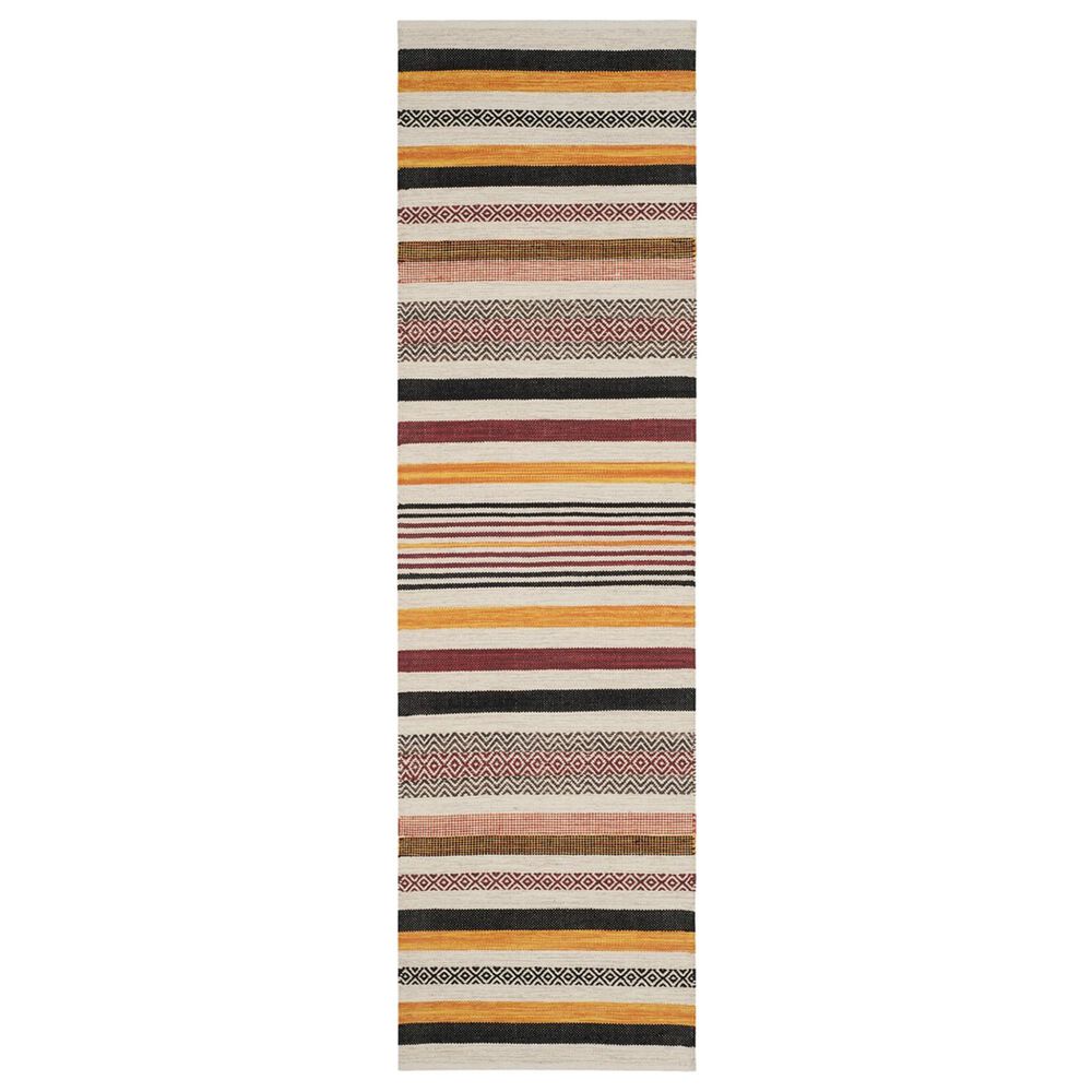 Safavieh Montauk 2"6" x 6" Red and Multicolor Runner, , large