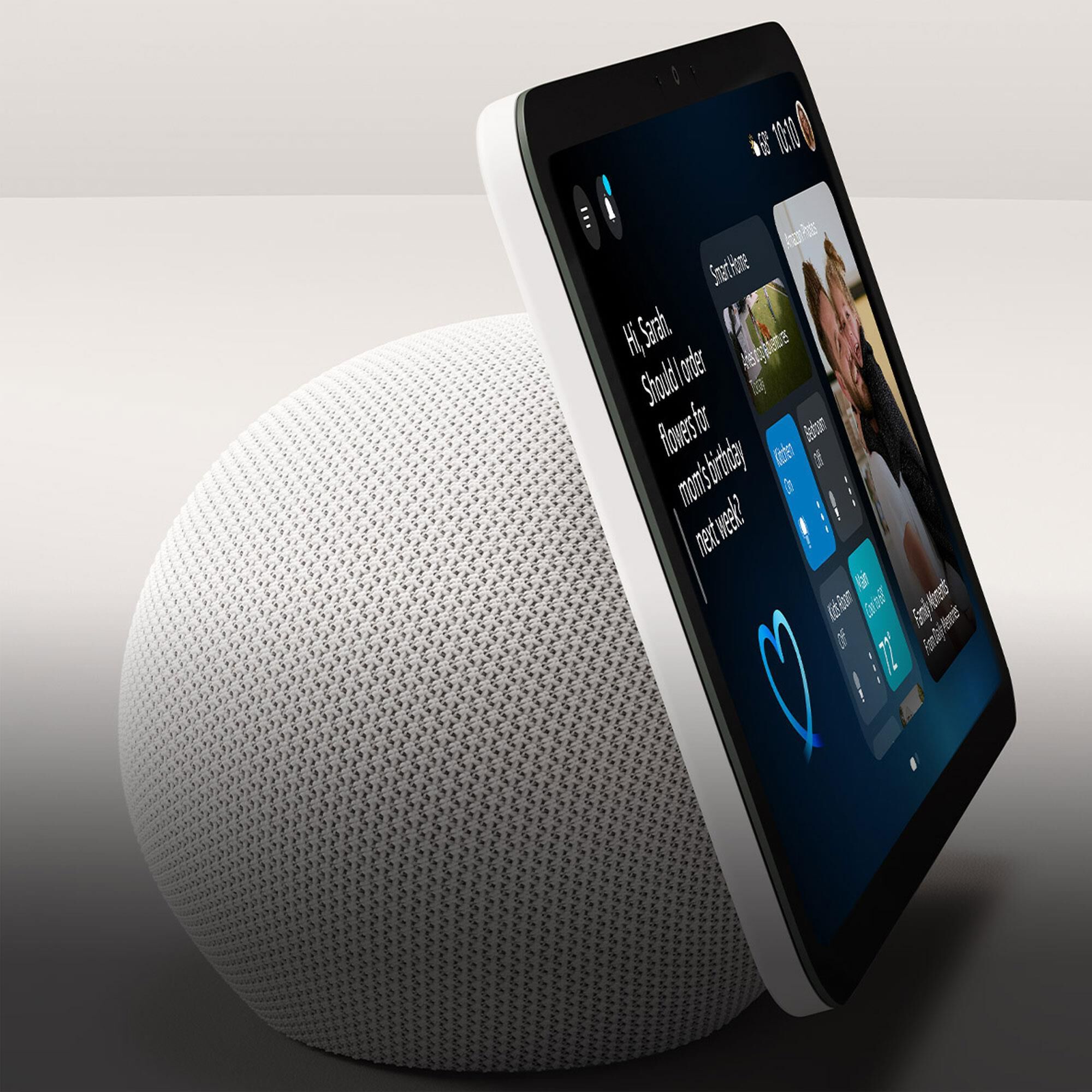Amazon Echo Show 8 Smart Display with Spatial Audio in Glacier White