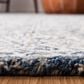 Safavieh Micro-Loop MLP526N 2"3" x 11" Navy and Ivory Runner, , large