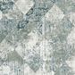 Feizy Atwell 2"8" x 8" Green and Multicolor Runner, , large
