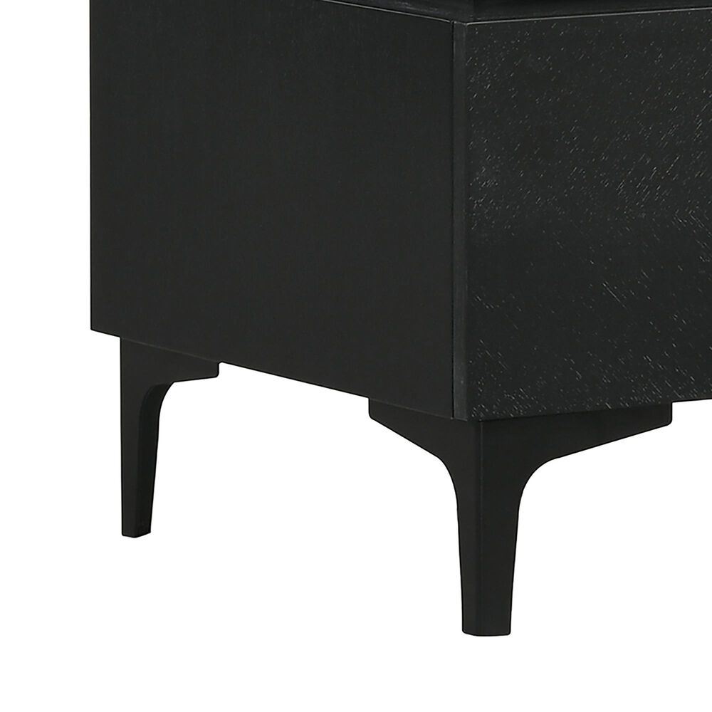 Blue River Legend 1-Drawer Nightstand in Black, , large