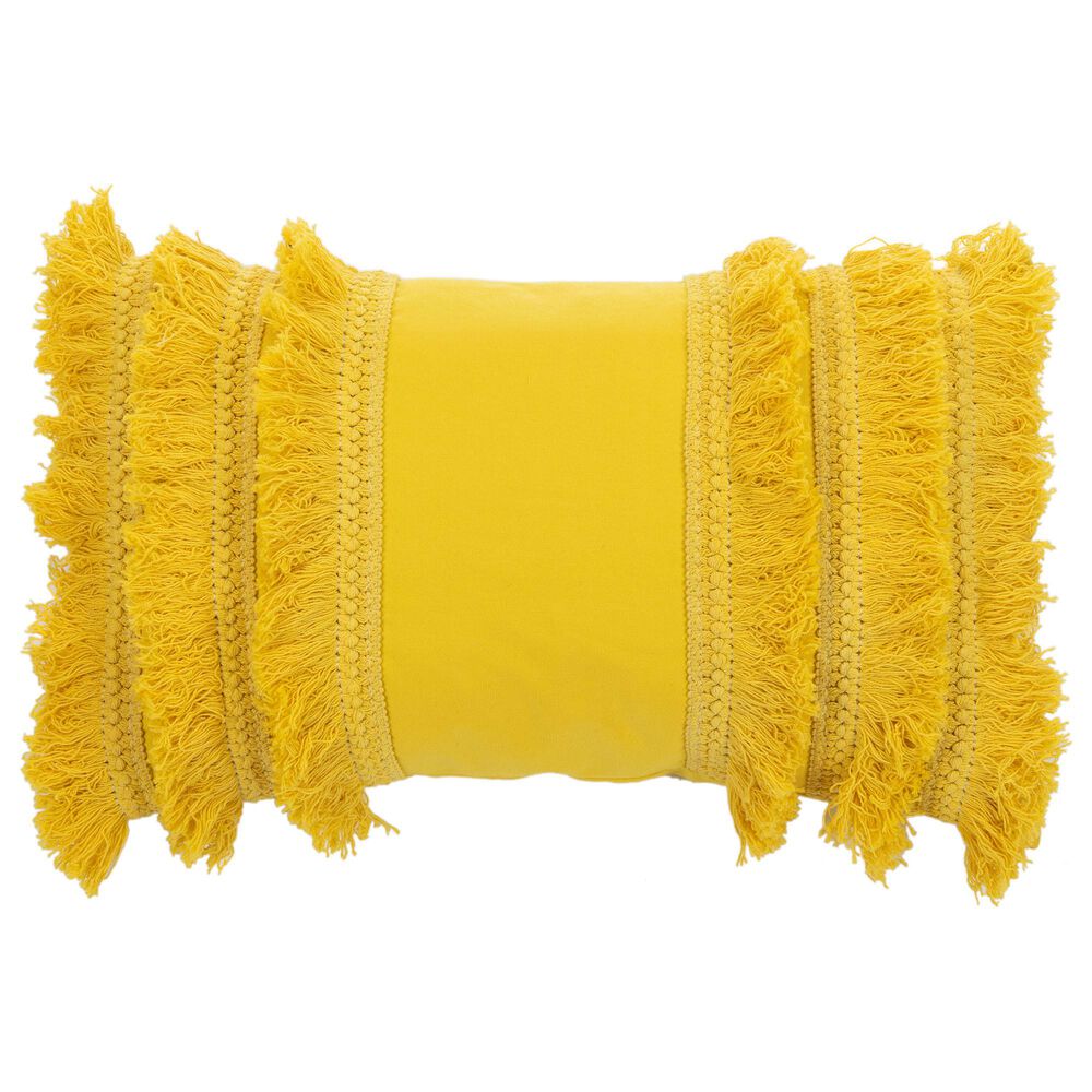 Safavieh Grema 12&quot; x 20&quot; Pillow in Yellow, , large