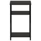 HOMLUX 3-Tier End Table with Open Shelf Storage Display in Espresso, , large