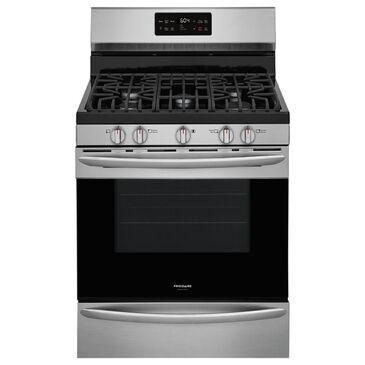Frigidaire 5 Cu. Ft. Ceramic-Top Gas Range in Stainless Steel, , large