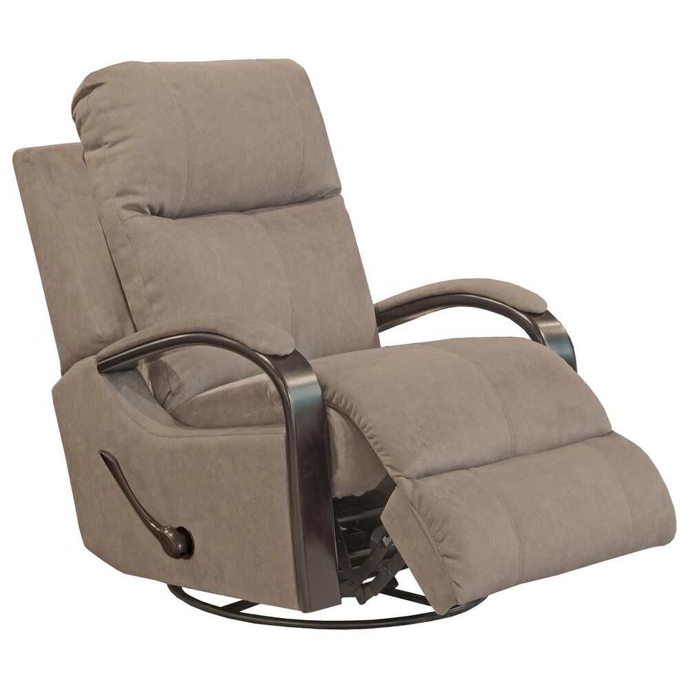Catnapper Niles Swivel Glider Recliner in Portabella, , large