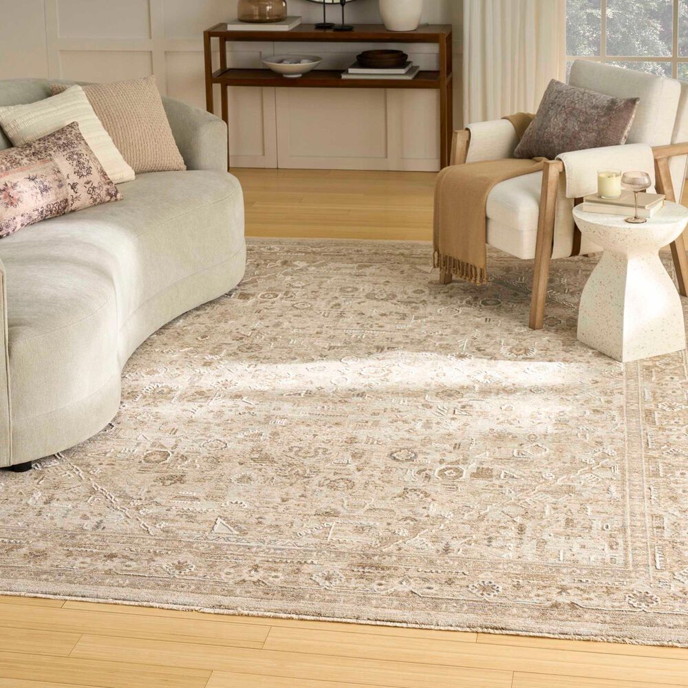Nourison Retreat RET03 Beige 7'10" x 10' Area Rug, , large