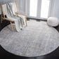 Safavieh Webster WBS330G 6"7" Round Grey and Beige Area Rug, , large