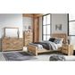Ashley Hyanna 5-Piece Full Bedroom Set in Golden Rust Tan, , large