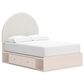 Ashley 4-Piece Full Bed Set in Pink, , large
