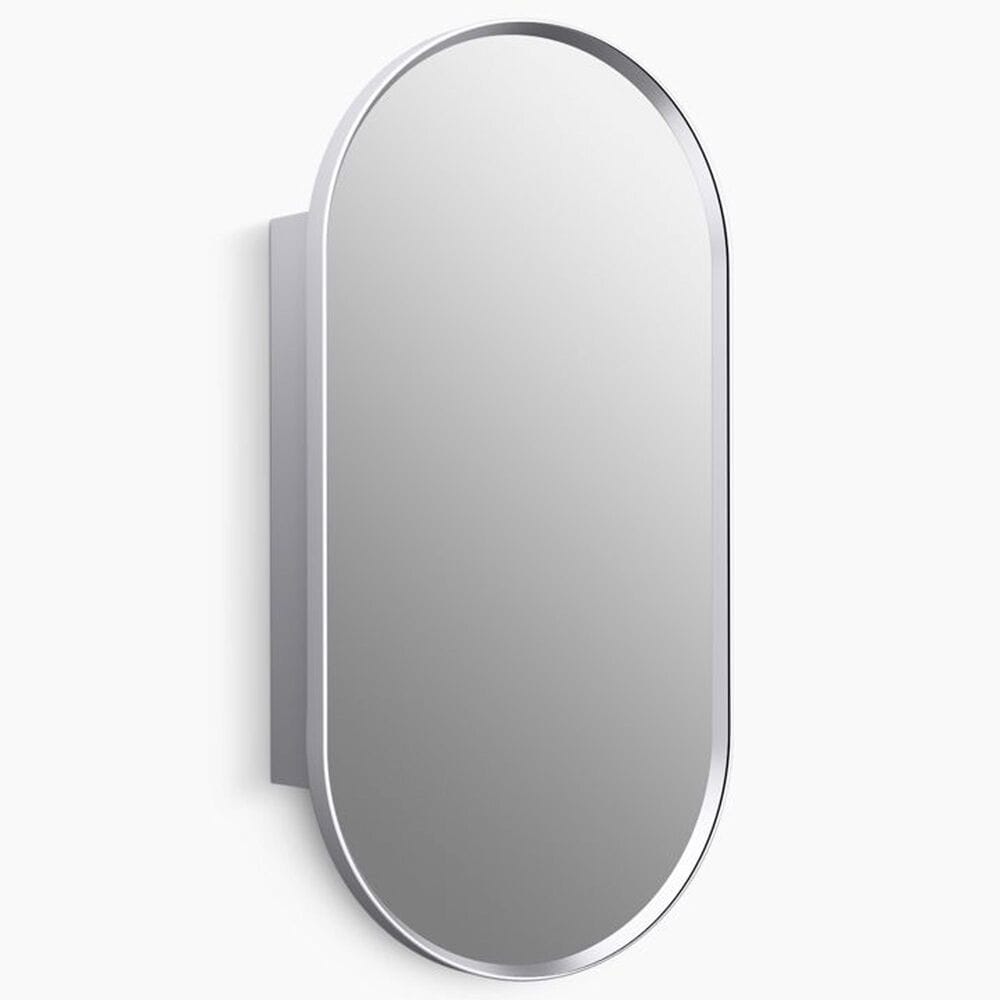 Kohler Verdera 15" Oval Framed Medicine Cabinet with Mirror in Polished Chrome, , large