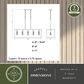 Vaxcel Pratt 5-Light Linear Chandelier in Matte Black, , large