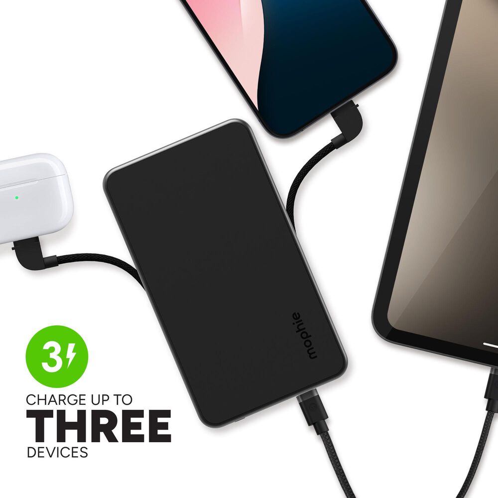 Mophie 10,000 Mah Powerstation Plus Power Bank in Black, , large